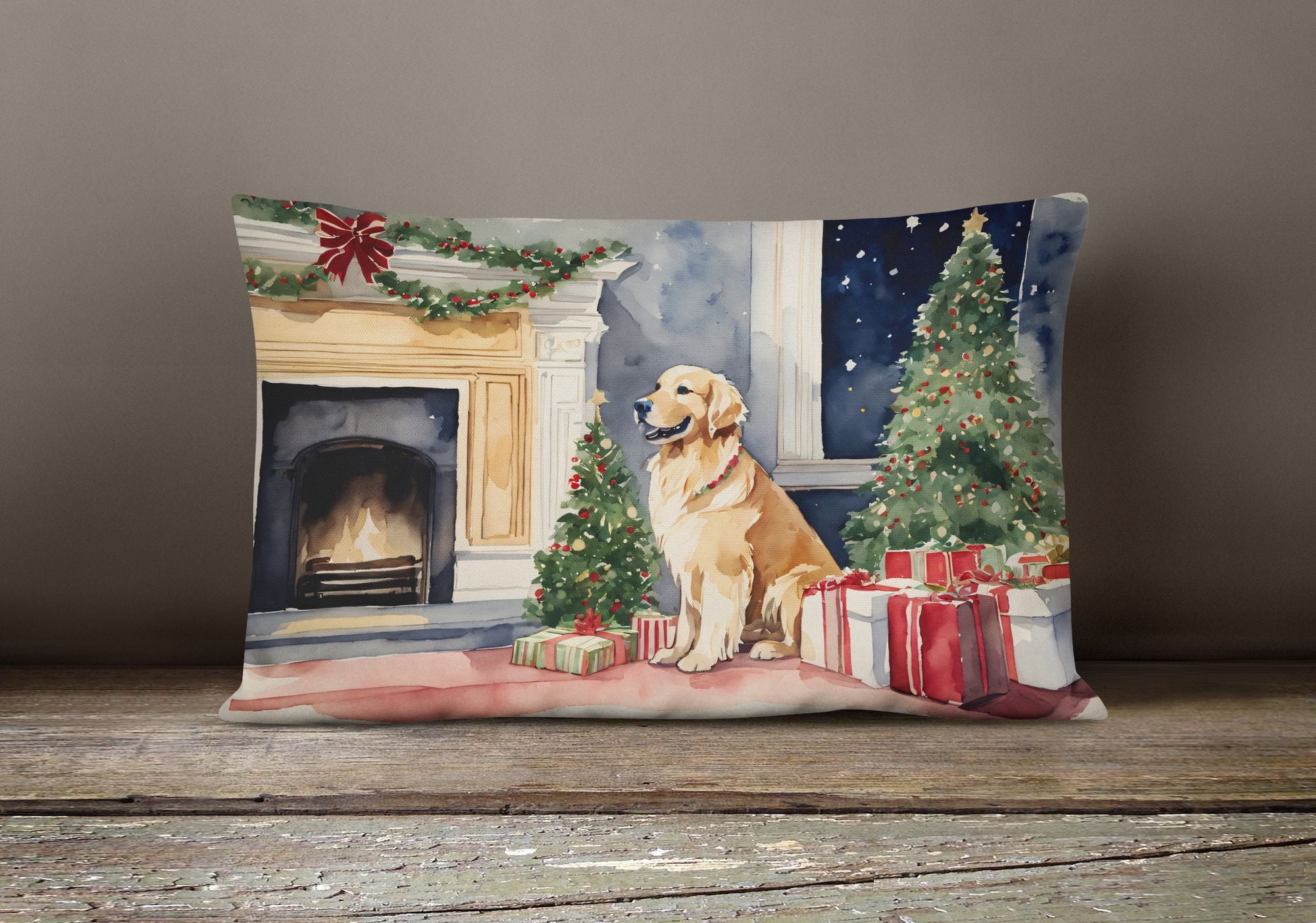 Vibrant Outdoor Decorative Pillow for Patio and Indoors - Handmade in USA