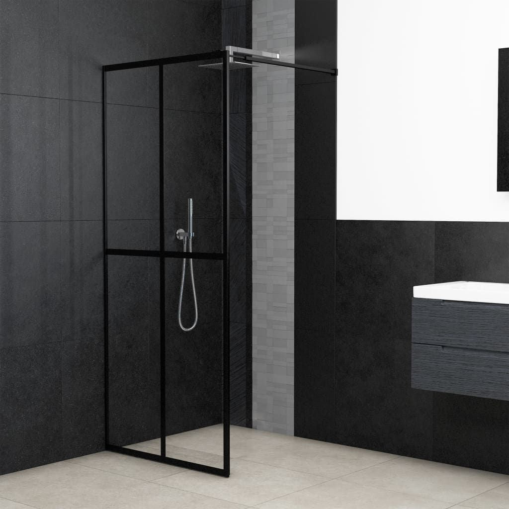 Modern Walk-In Shower Screen with Industrial-Inspired Design