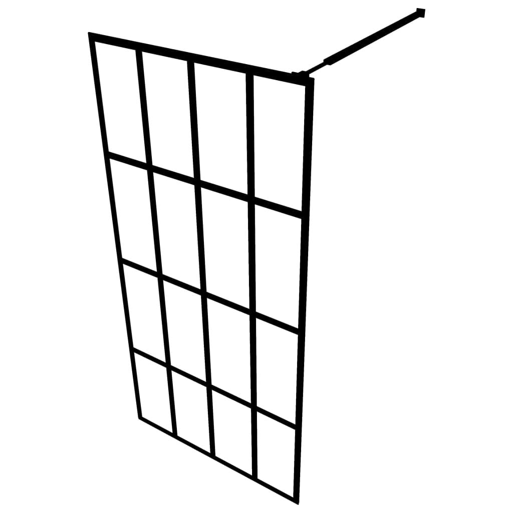 Modern Walk-In Shower Wall with Integrated Shelf