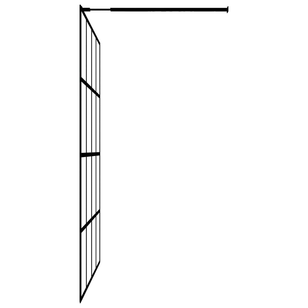 Modern Walk-In Shower Wall with Integrated Shelf