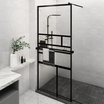 Modern Walk-In Shower Screen with Shelf