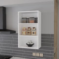 Wall Cabinet Aspen with Adjustable Shelves – White Kitchen Storage