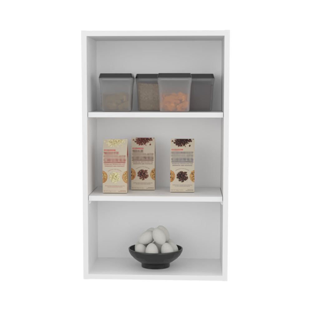 Wall Cabinet Aspen with Adjustable Shelves – White Kitchen Storage