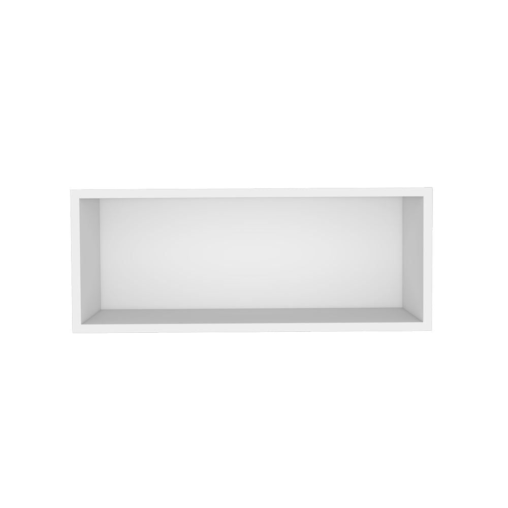 Axtell White Open-Shelf Wall Cabinet