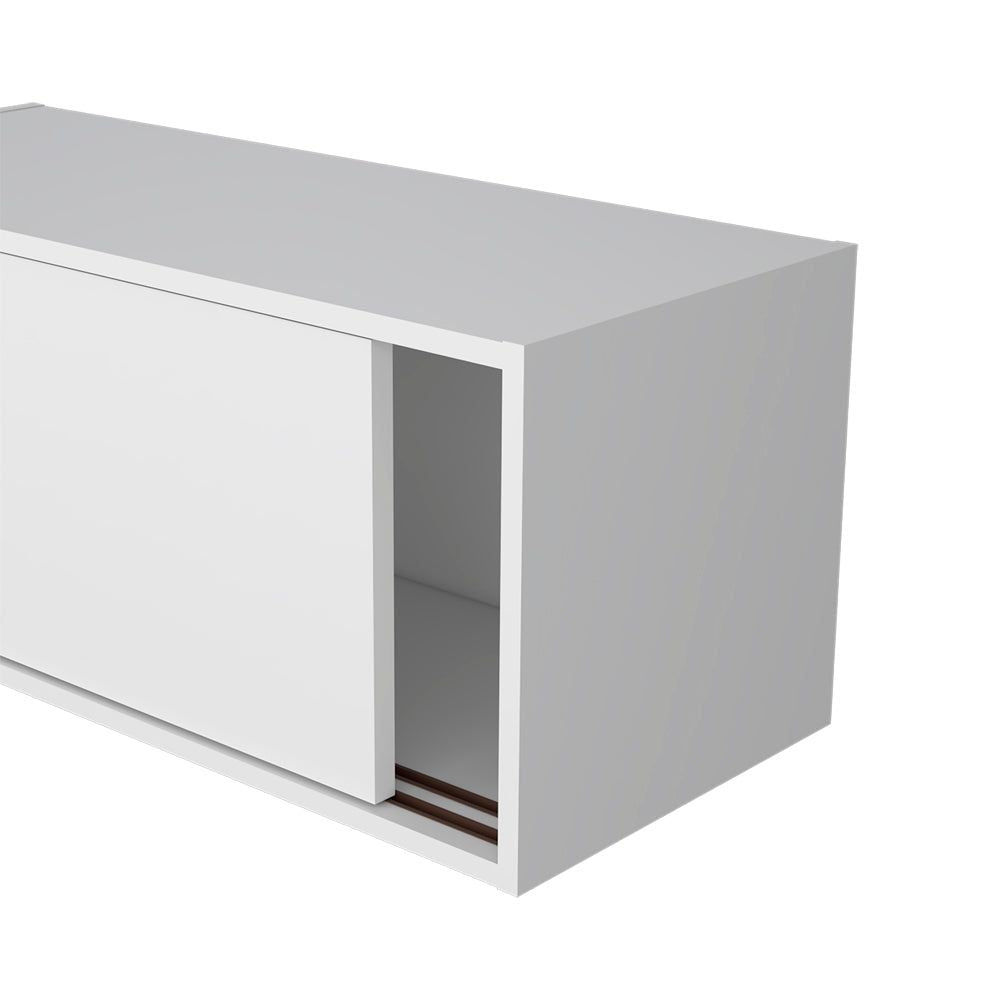 Modern Minimalist Wall Cabinet with Sliding Door