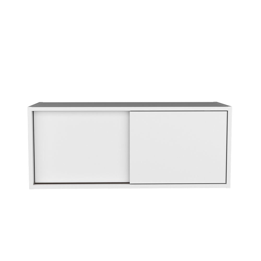 Modern Minimalist Wall Cabinet with Sliding Door