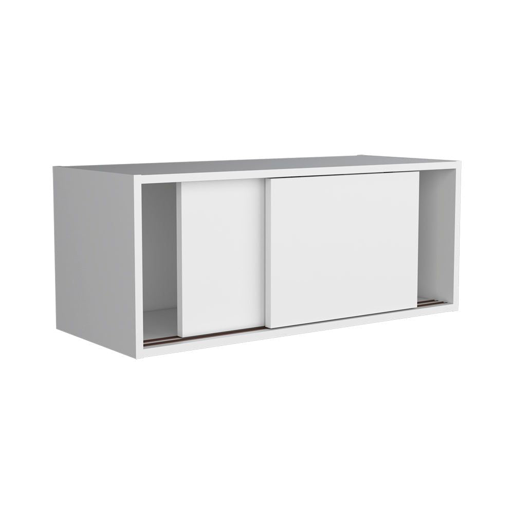 Modern Minimalist Wall Cabinet with Sliding Door
