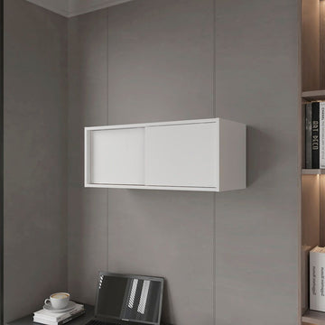 Modern Minimalist Wall Cabinet with Sliding Door
