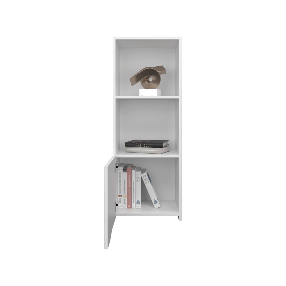 Wall Cabinet Hopewell with Open Shelves and Concealed Storage