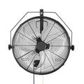 18- Wall Mount Fan with IP44 Protection, 3 Speeds, Adjustable Angle