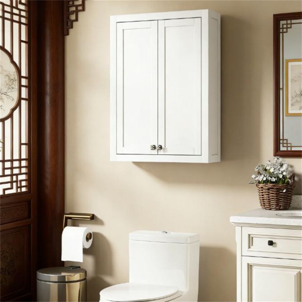Wall Mounted Bathroom Cabinet with Adjustable Shelves