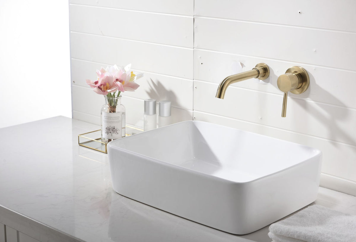Single-Handle Wall-Mounted Bathroom Faucet