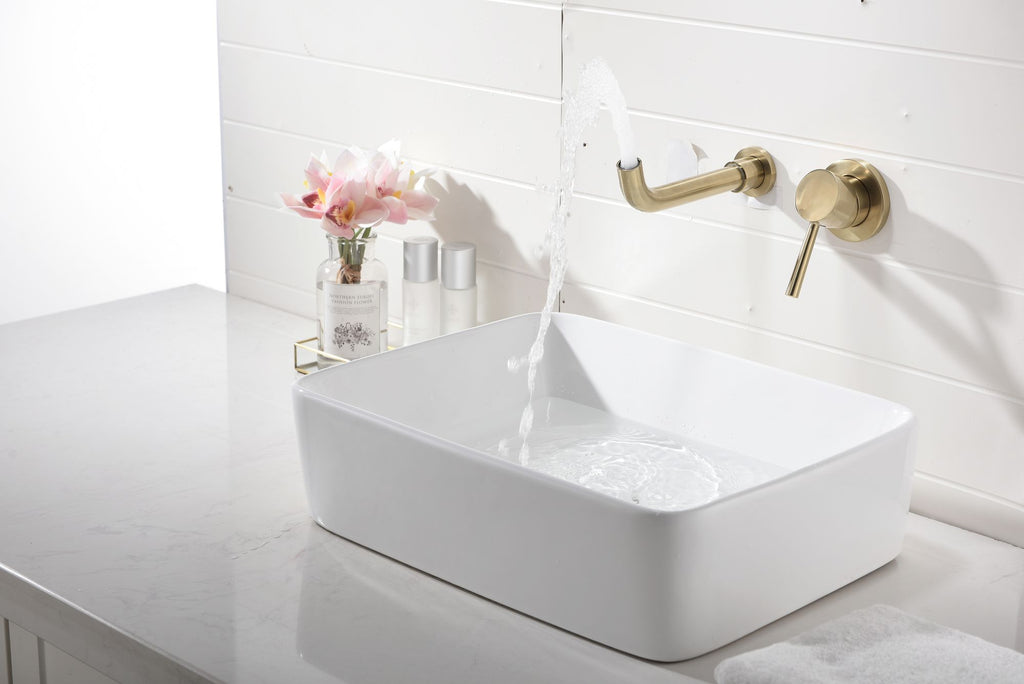 Single-Handle Wall-Mounted Bathroom Faucet