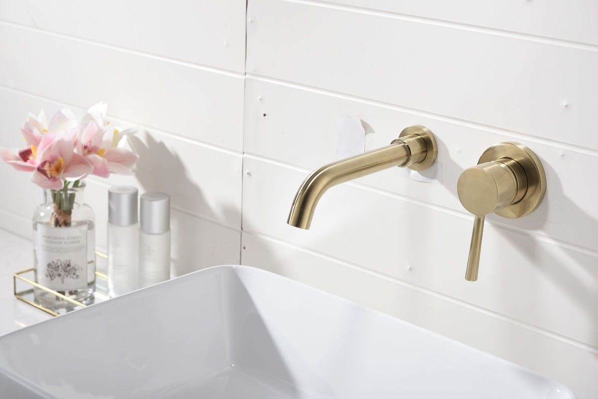 Single-Handle Wall-Mounted Bathroom Faucet