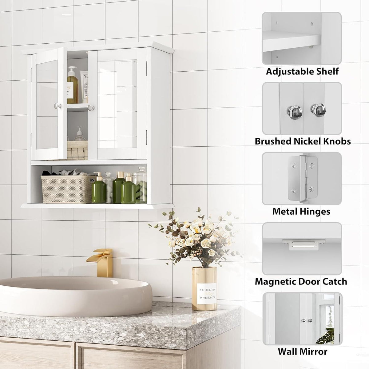 Wall-Mounted Cabinet for Clutter-Free Rooms