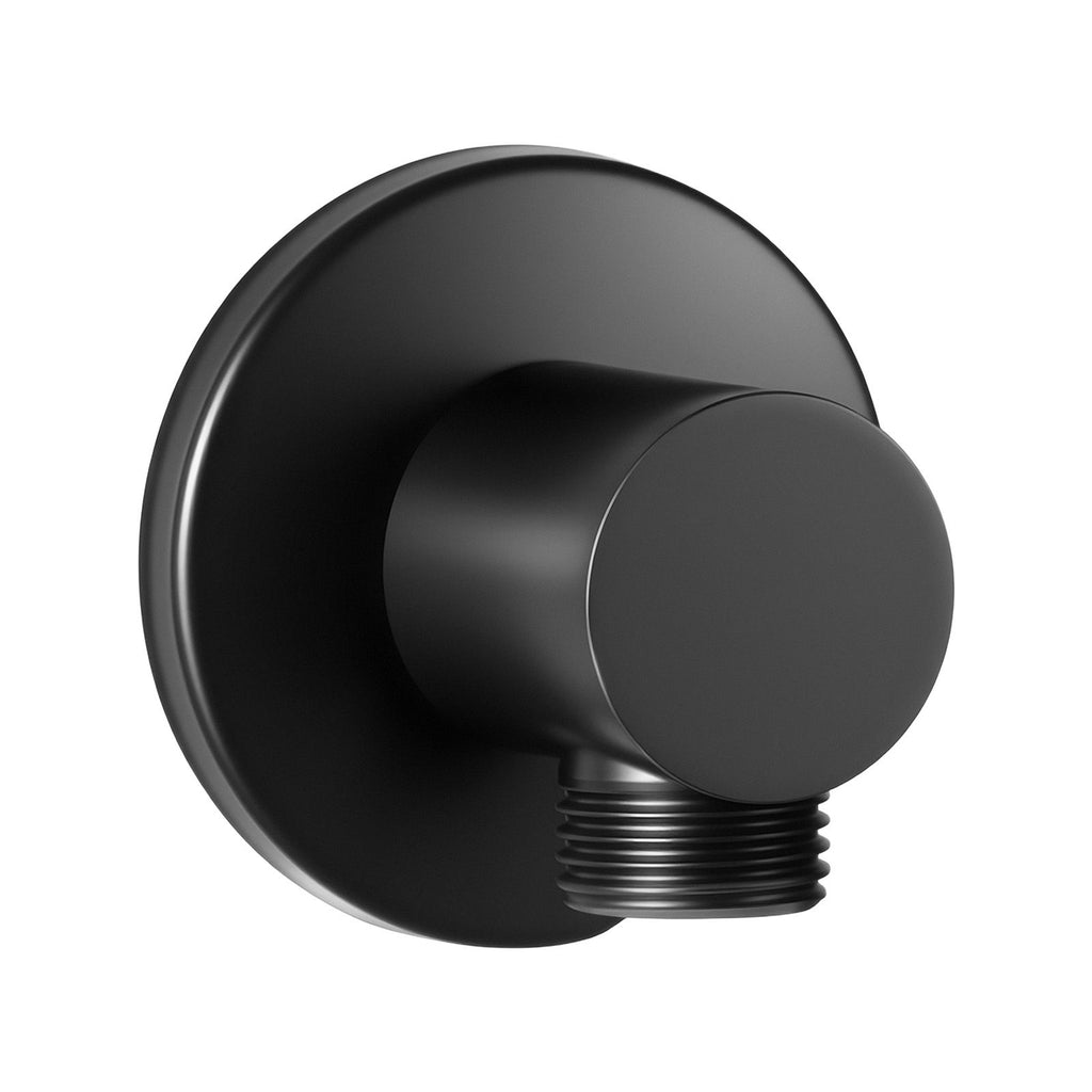 Wall Mounted Supply Elbow, 1/ NPT, Matte Black