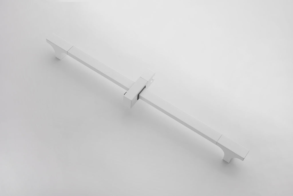 Wall-Mounted Waterfall Shower System with Hand Shower and Sliding Bar