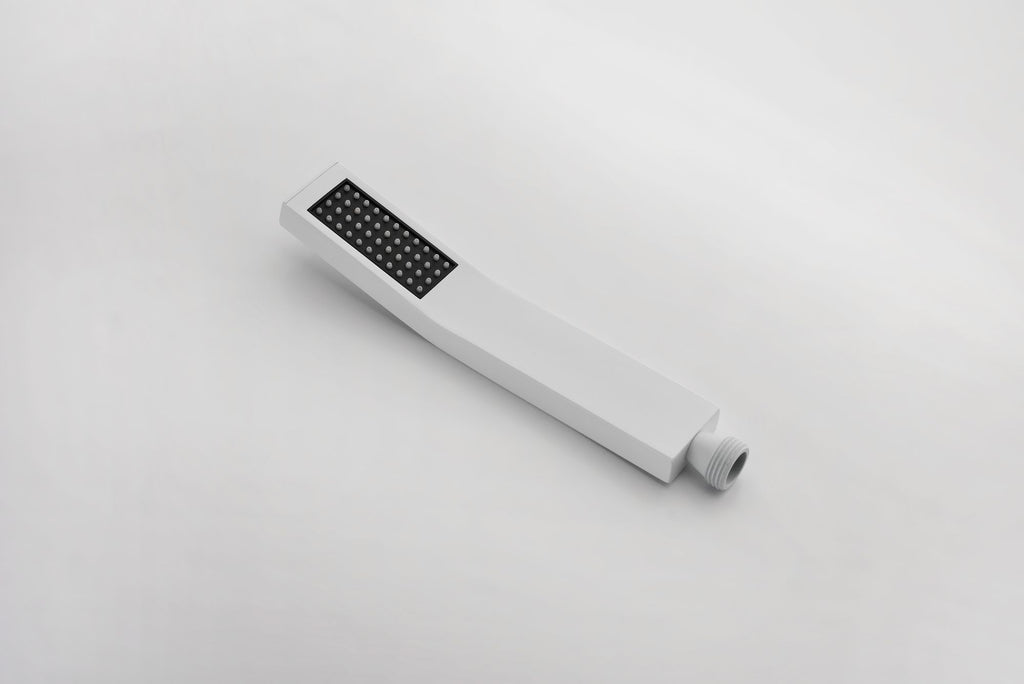 Wall-Mounted Waterfall Shower System with Hand Shower and Sliding Bar