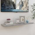 Gray Honeycomb Floating Wall Shelf 35.4