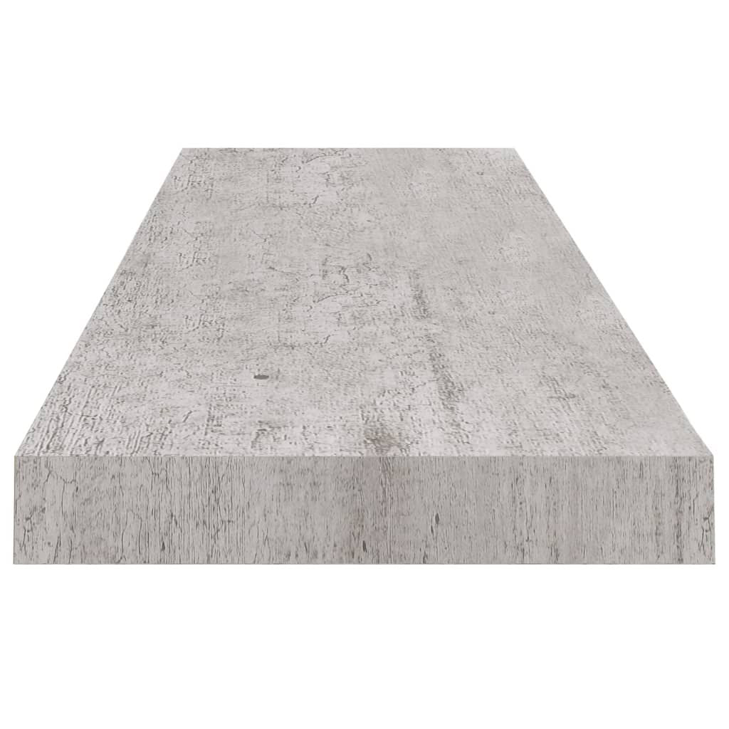 Gray Honeycomb Floating Wall Shelf 35.4