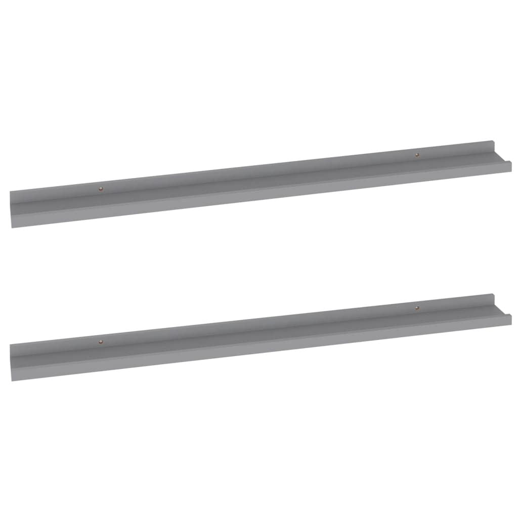Modern Gray Wall Shelves for Display and Storage