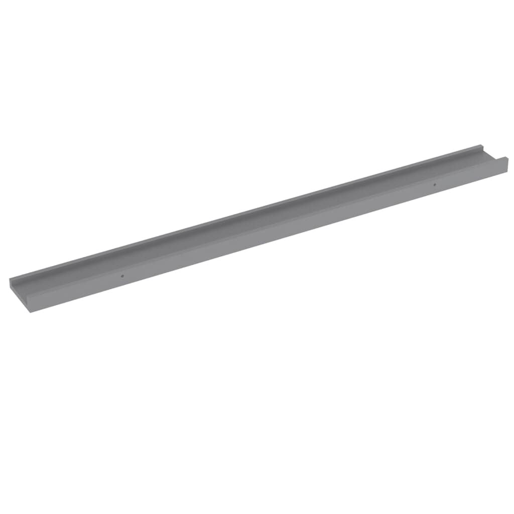 Modern Gray Wall Shelves for Display and Storage