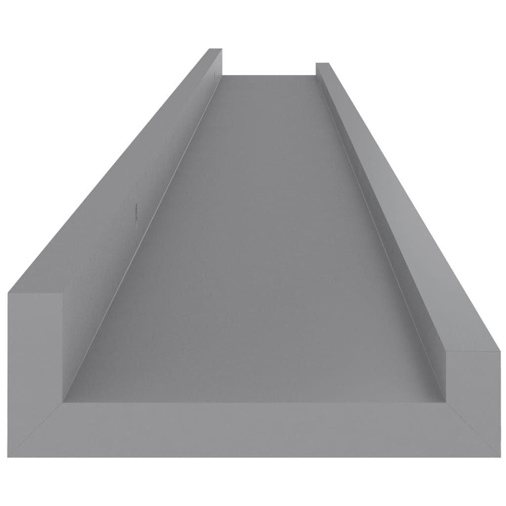 Modern Gray Wall Shelves for Display and Storage
