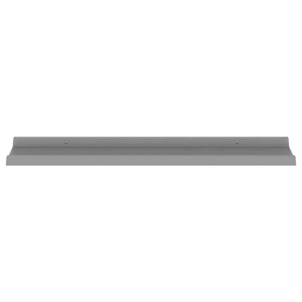 Modern Gray Wall Shelf Set for Display and Storage