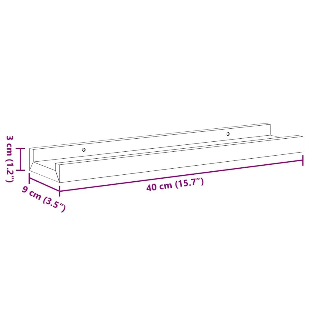 High-Gloss White Wall Shelves for Modern Displays