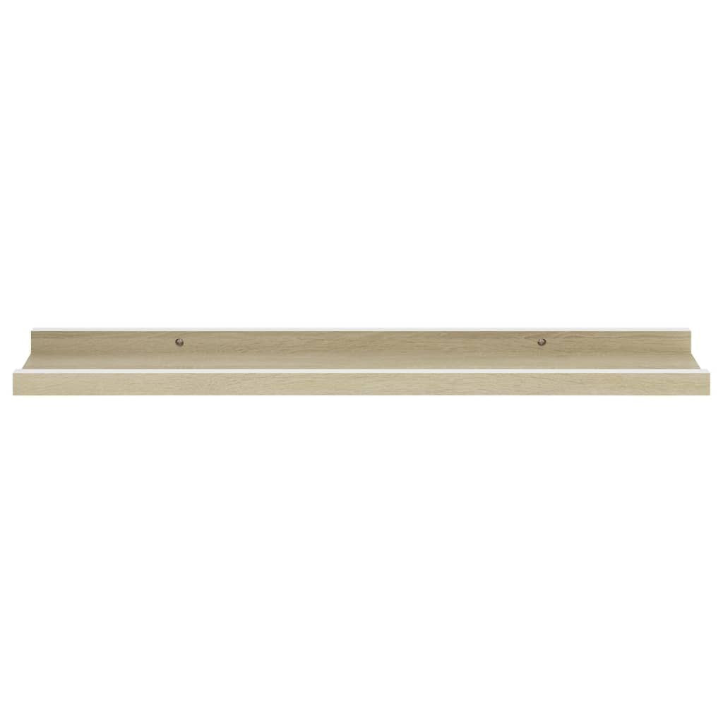 Modern Two-Tone Wall Shelf Set