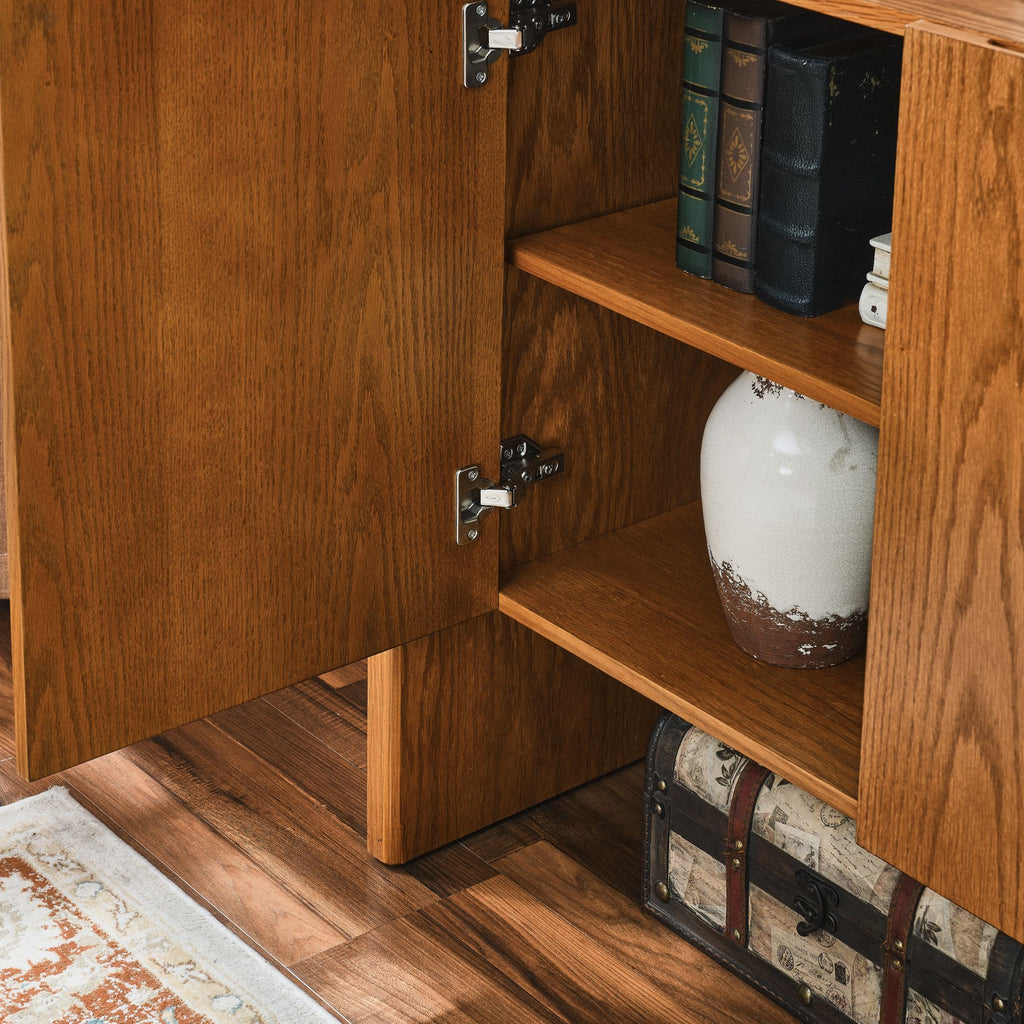 Walnut Mid-Century Sideboard with Spacious Storage