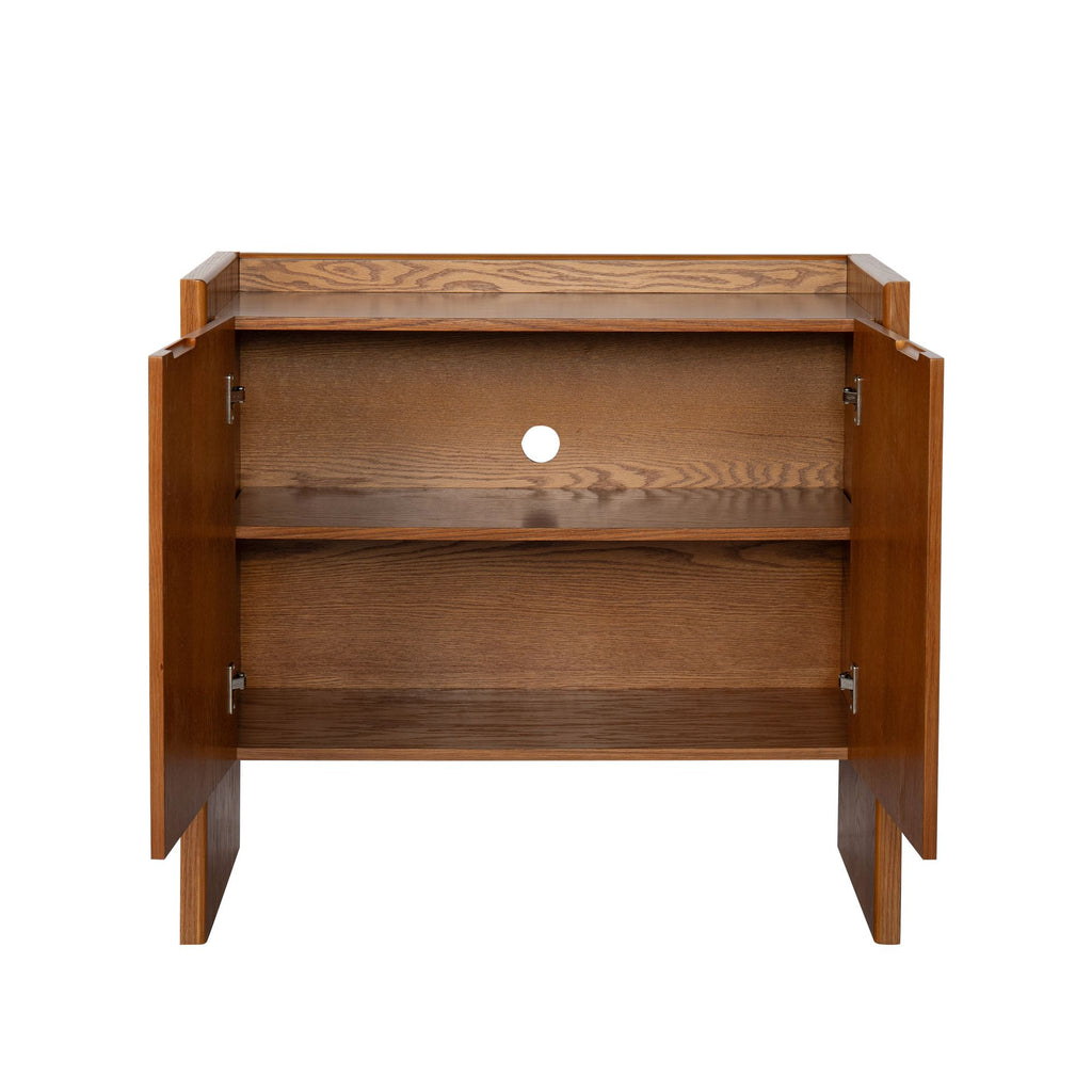Walnut Mid-Century Sideboard with Spacious Storage
