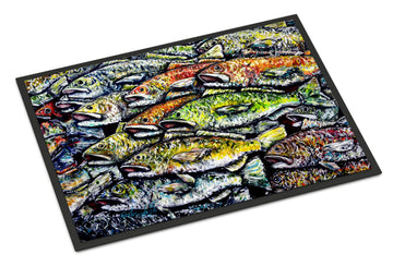 Wanna Be Fishin Indoor and Outdoor Doormat
