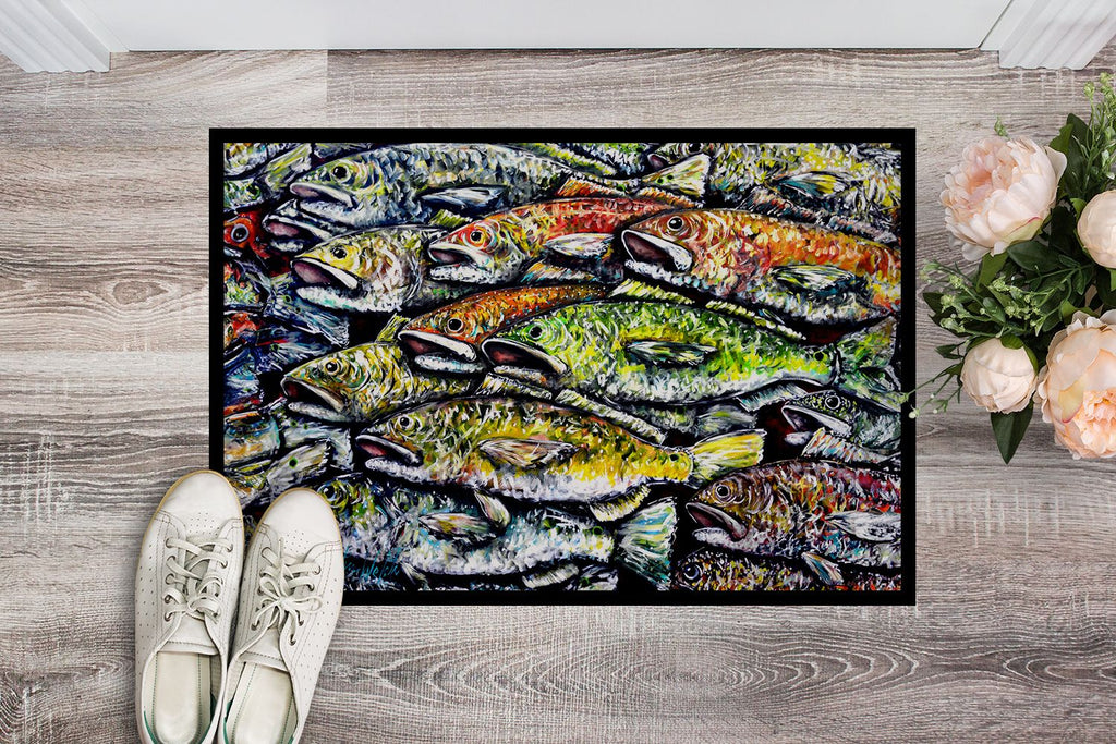 Wanna Be Fishin Indoor and Outdoor Doormat