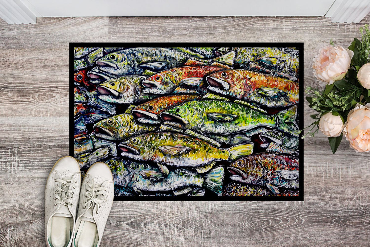 Wanna Be Fishin Indoor and Outdoor Doormat