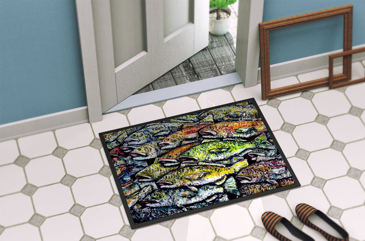 Wanna Be Fishin Indoor and Outdoor Doormat