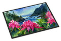 Washington Coast Rhododendrons Watercolor Doormat