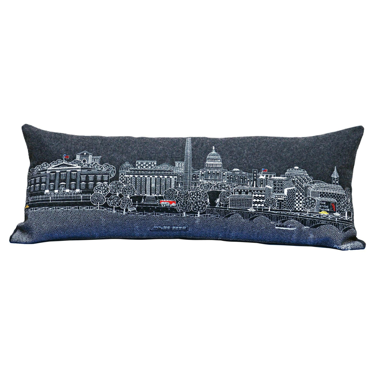Washington DC Skyline Decorative Pillow