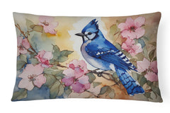 Watercolor Birds Throw Pillow – Vibrant Artwork for Indoor and Outdoor Décor