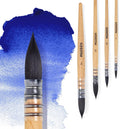 Four-Piece Watercolor Brush Set for Artists and Hobbyists