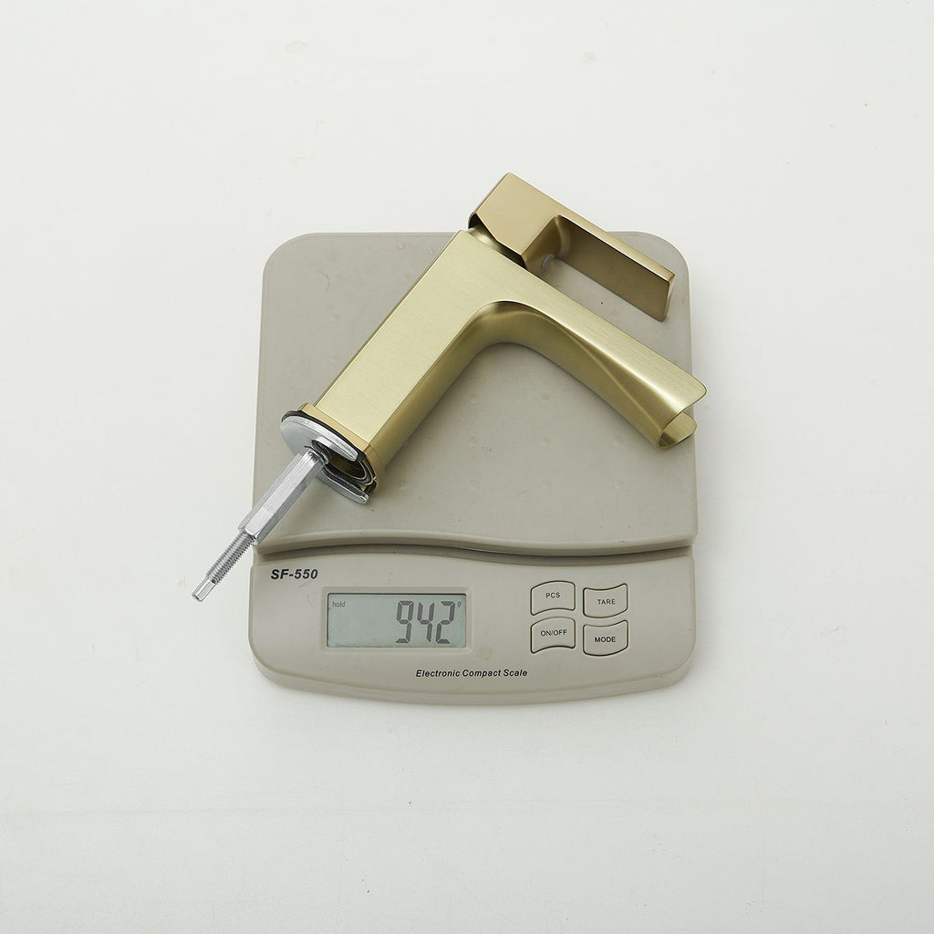 Modern Single-Handle Waterfall Bathroom Faucet