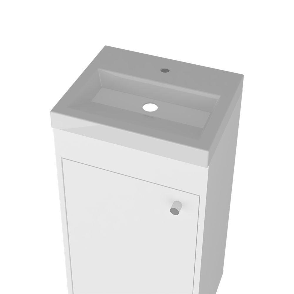 Waterford Vanity Sink: Compact Design with Integrated Sink and Storage