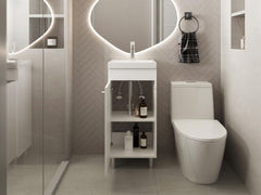 Waterford Vanity Sink: Compact Design with Integrated Sink and Storage