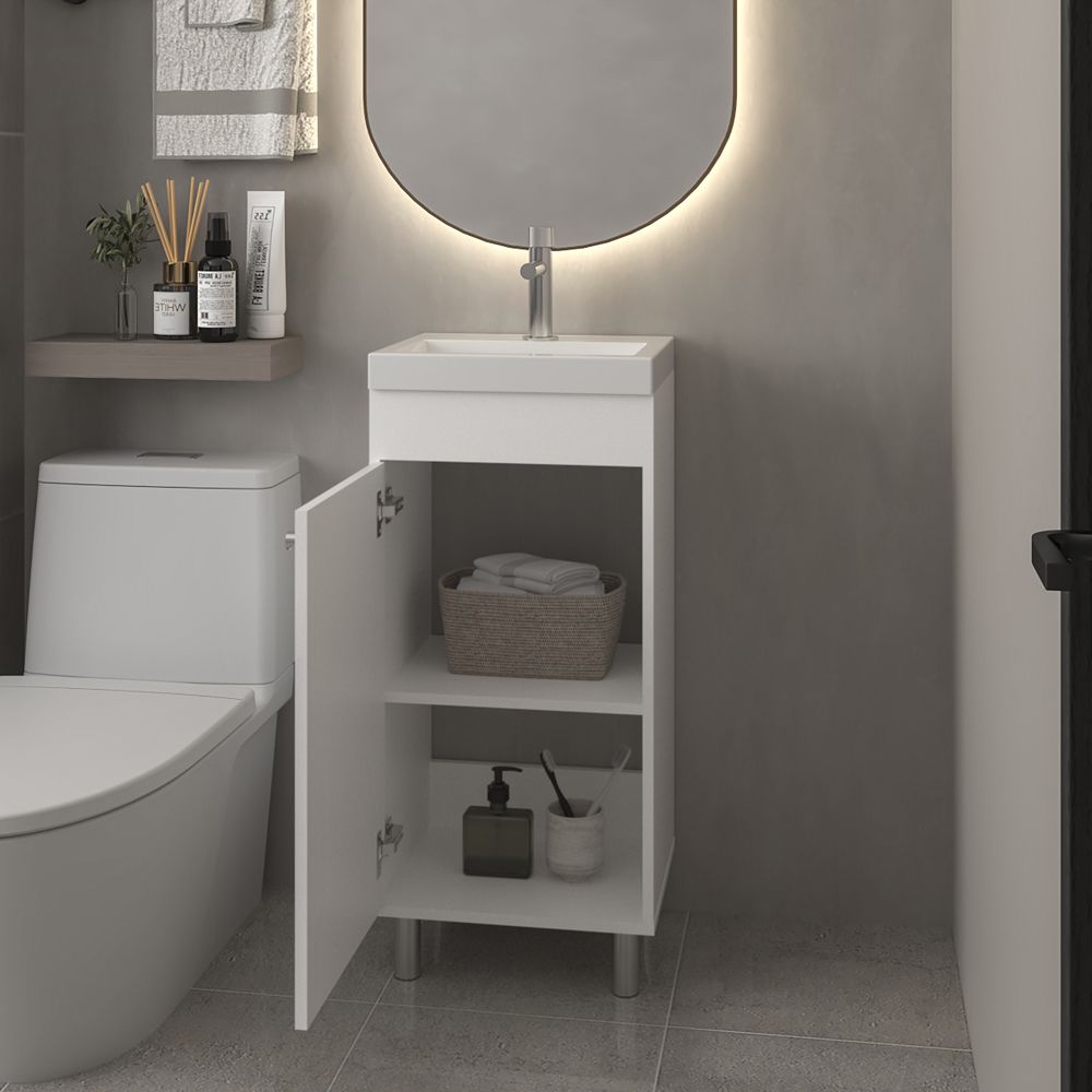 Waterford Vanity Sink: Compact Design with Integrated Sink and Storage