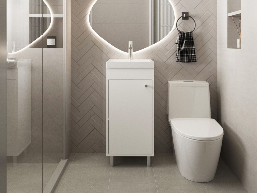 Waterford Vanity Sink: Compact Design with Integrated Sink and Storage