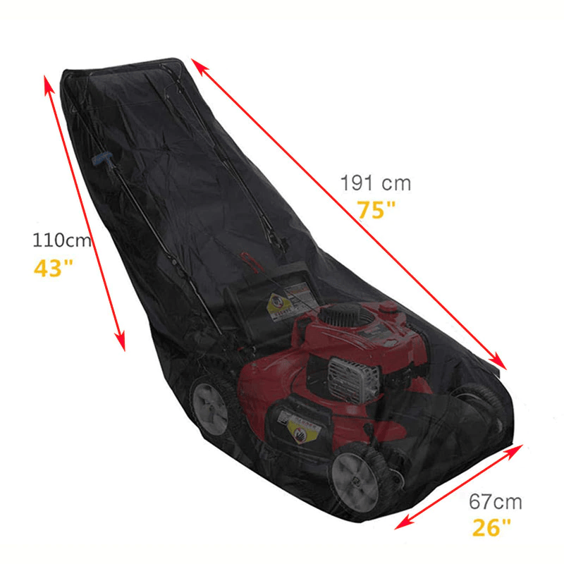 Universal-Fit water-ready Push Lawn Mower Cover
