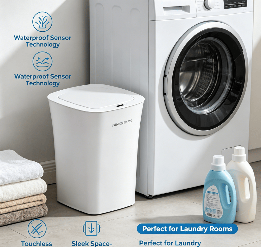 Modern Touchless Sensor Trash Can