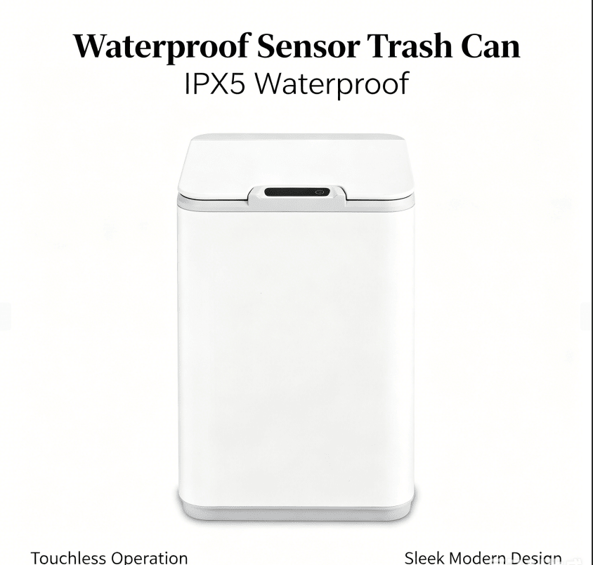 Modern Touchless Sensor Trash Can