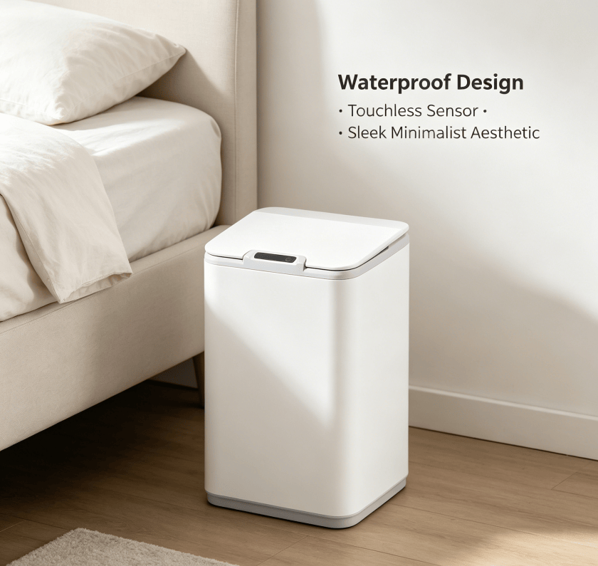 Modern Touchless Sensor Trash Can