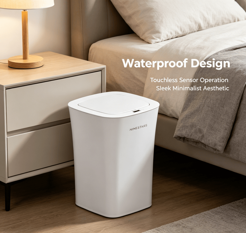 Modern Touchless Sensor Trash Can